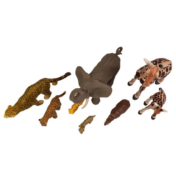 Safari LTD Miami FL Elephant Giraffe Cheetah Toy Figurine Playful 2003 - Picture 11 of 13